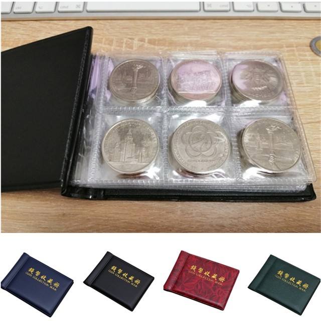 60 Pockets Coins Album Collection Book Mini Penny Coin Storage Album Book  Collecting Coin Holders For Collector Gifts Supplies - AliExpress